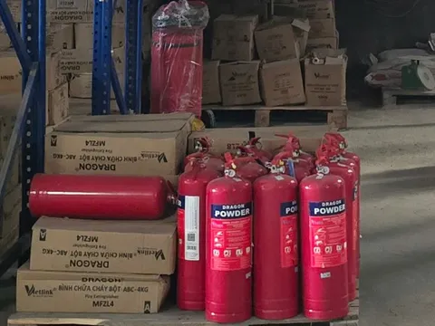 Sản xuất, tiêu thụ hơn 3 triệu bình chữa cháy giả nhãn hiệu DRAGON, thu lợi hàng nghìn tỉ