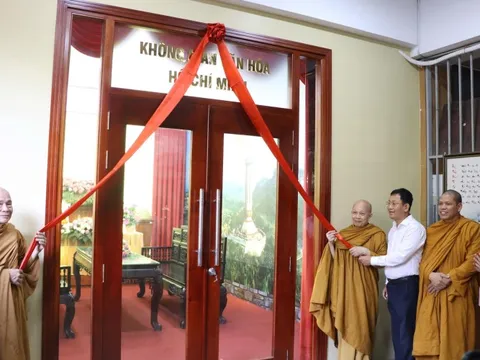 Khánh thành Không gian văn hóa Hồ Chí Minh tại Pháp viện Minh Đăng Quang