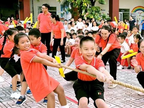 Trường tiểu học tổ chức 'thế vận hội' vui hết cỡ cho học trò lẫn phụ huynh
