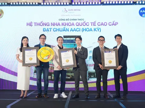 Elite Dental đạt chuẩn chất lượng AACI Mỹ