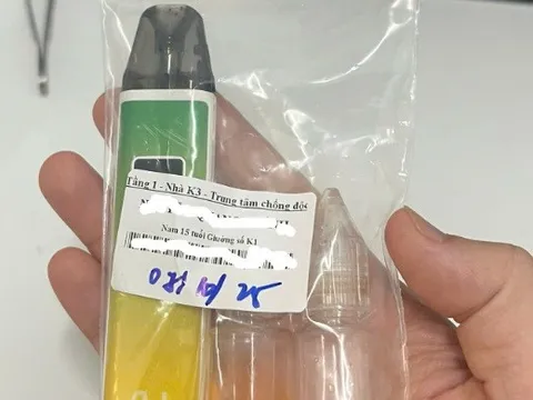 Thiếu niên 15 tuổi tổn thương não vì ngộ độc thuốc lá điện tử chứa ma túy