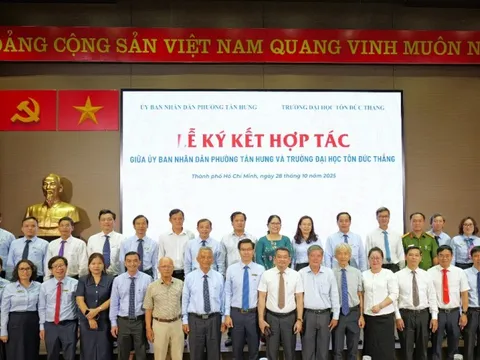 Trường ĐH Tôn Đức Thắng và phường Tân Hưng hợp tác, thúc đẩy đổi mới sáng tạo
