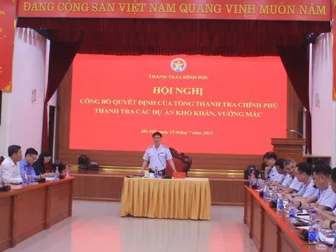 Công bố kết luận thanh tra các dự án có khó khăn, vướng mắc tại Bộ Văn hóa, Thể thao và Du lịch