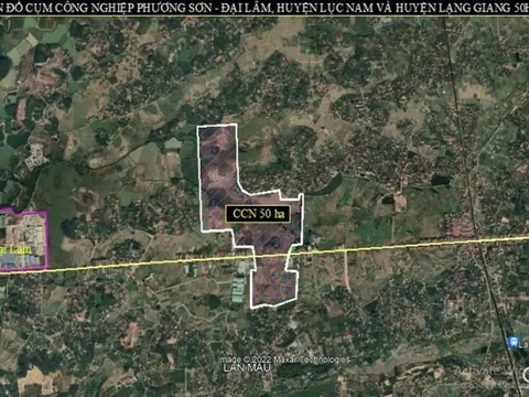 Cụm công nghiệp Phương Sơn - Đại Lâm tại Bắc Ninh