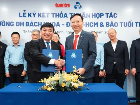 Báo Tuổi Trẻ và Trường đại học Bách khoa TP.HCM ký kết hợp tác