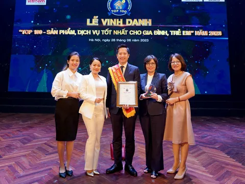 Generali Việt Nam được vinh danh tại giải thưởng “Top 100 sản phẩm dịch vụ tốt nhất cho gia đình và trẻ em” với sản phẩm VITA – Cho con