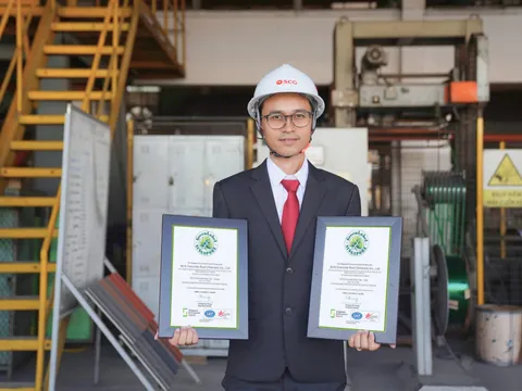 Ngói màu SCG: Nhà máy ngói đầu tiên tại Việt Nam đạt Chứng nhận Nhãn xanh Singapore